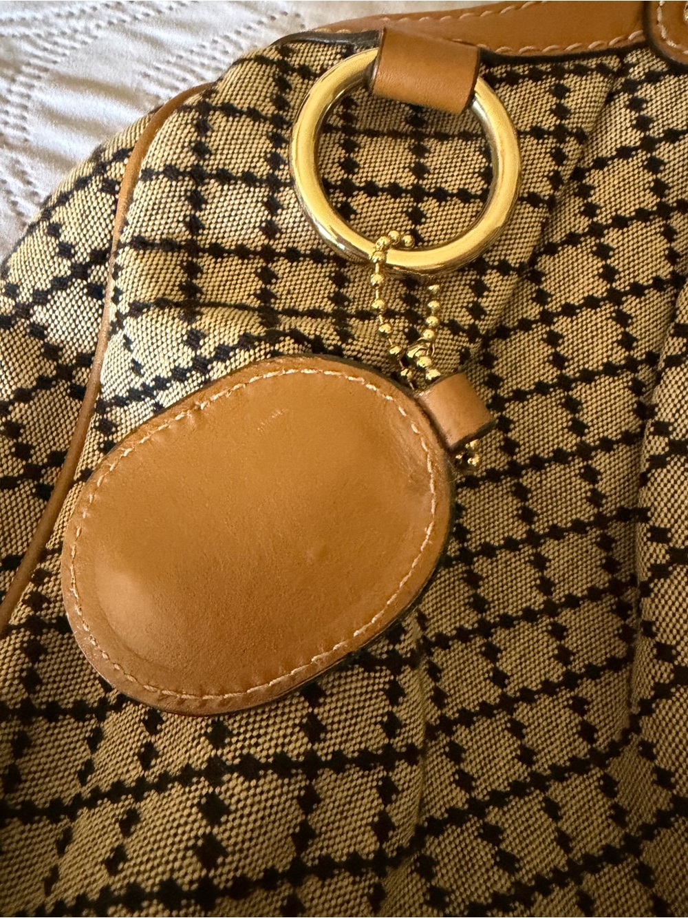 Gucci Sukey Brown Canvas Tote - Picture 3 of 11